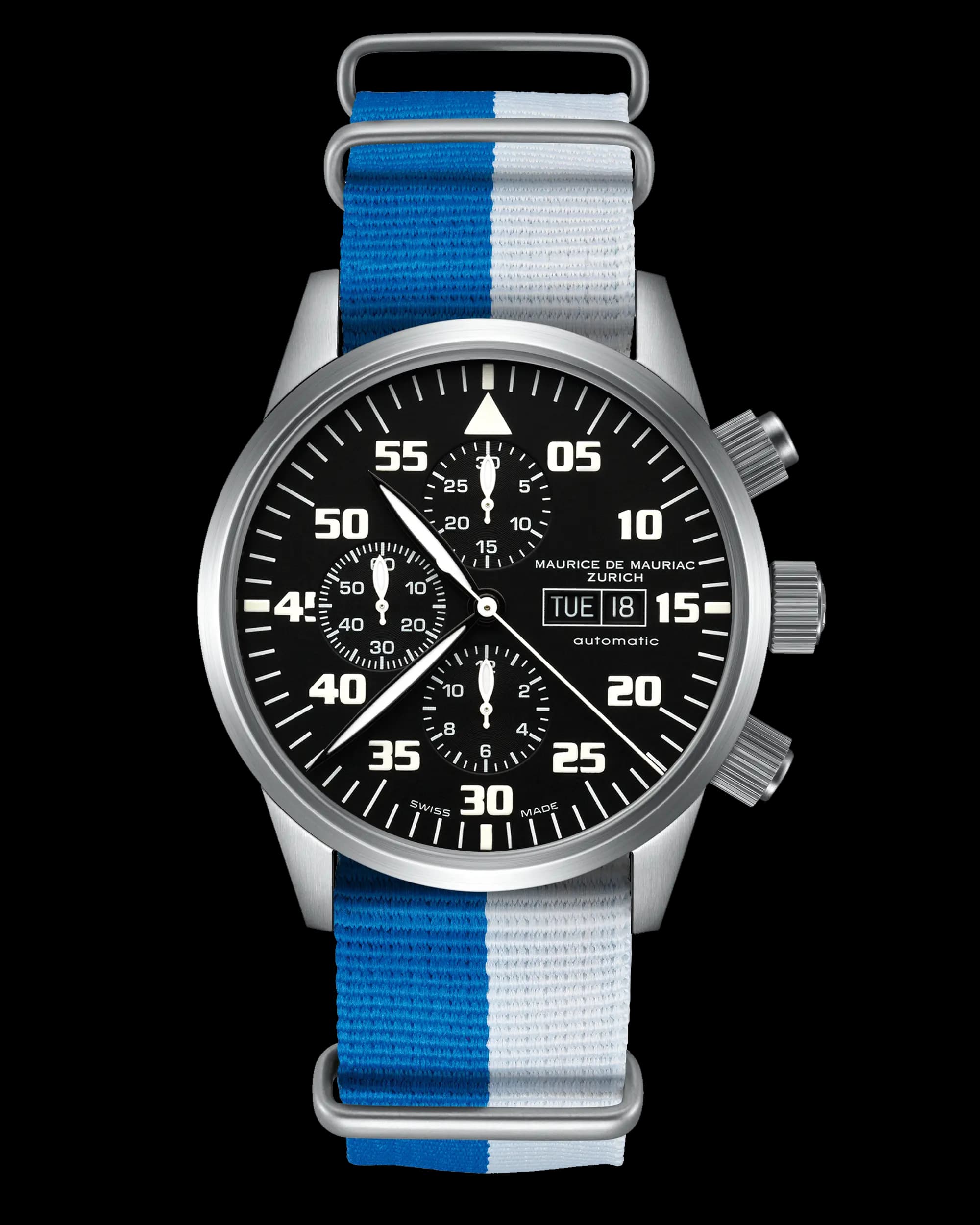 Zürcher Chrono Modern Steel Nato