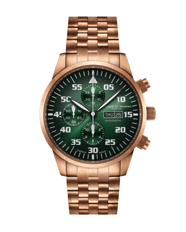 Chrono Uhr aus Bronze von Maurice de Mauriac Zürich