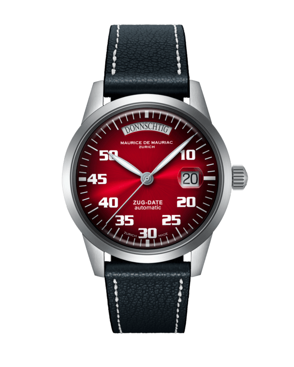 Automatic Modern: “Zug Date” Cherry Red