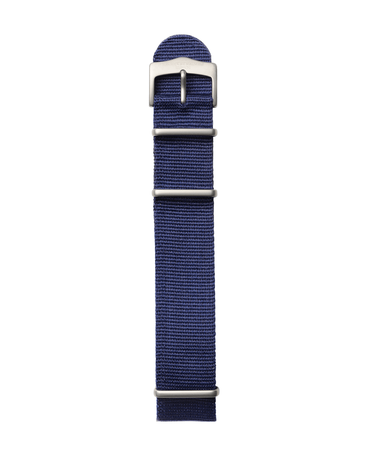 blaues Textilband mit Schnalle 