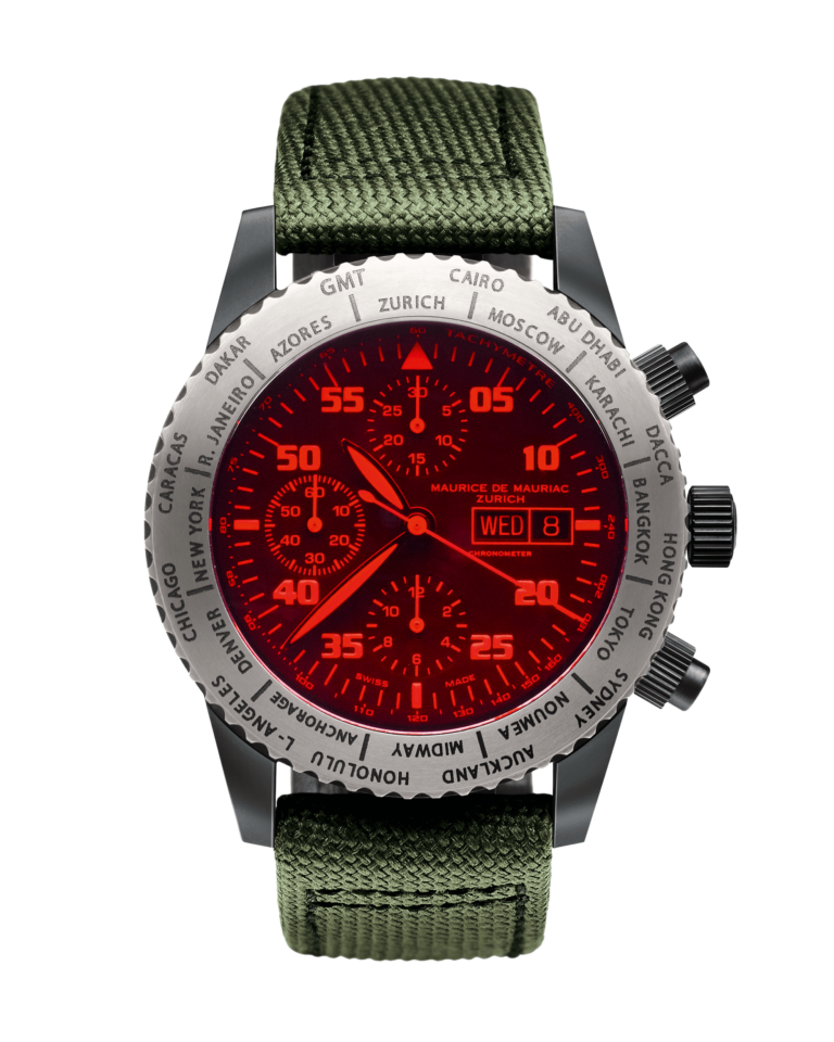 Diver Uhr mit Titan Gehäuse und Travel Timer