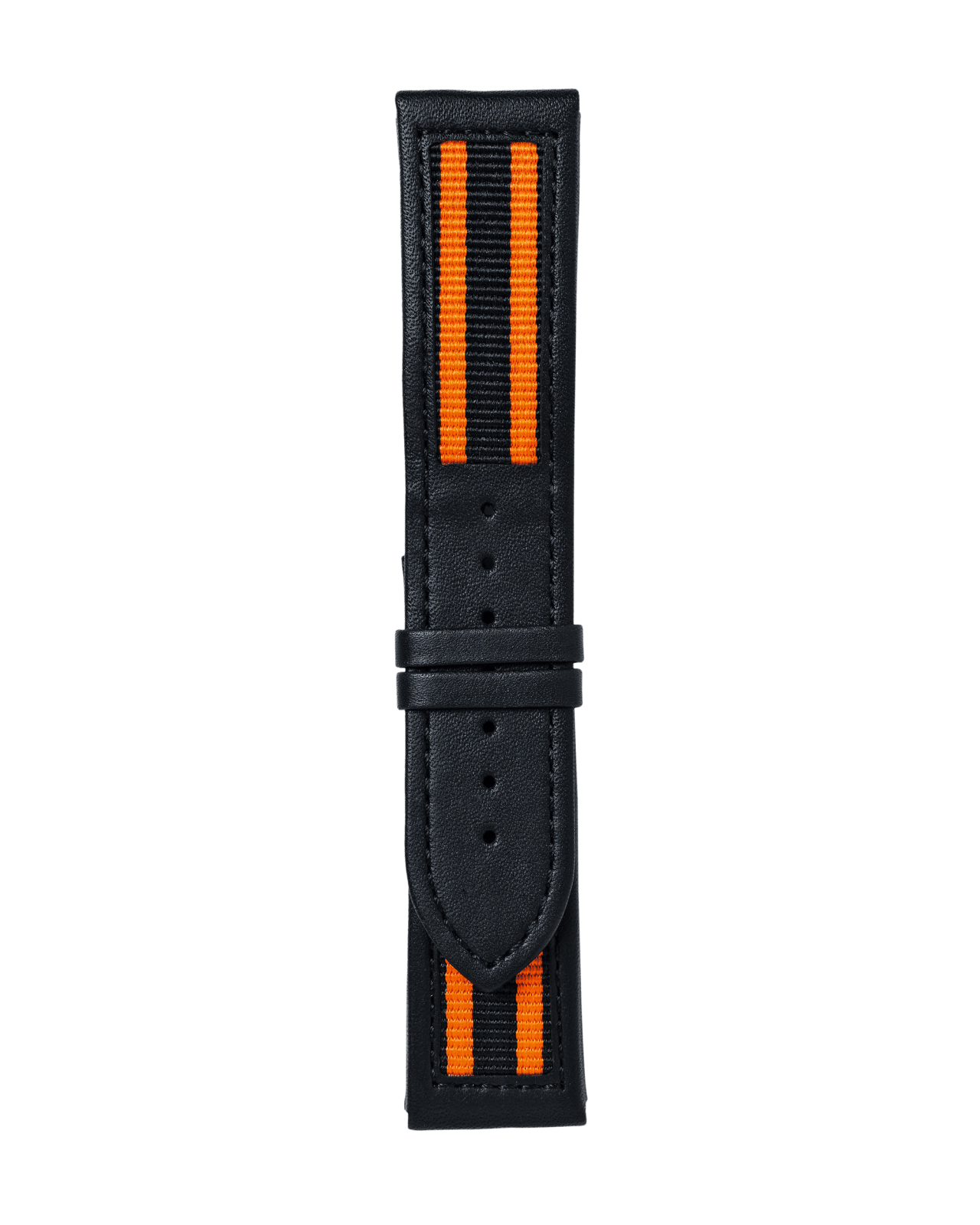 Leather-textile Strap Orange