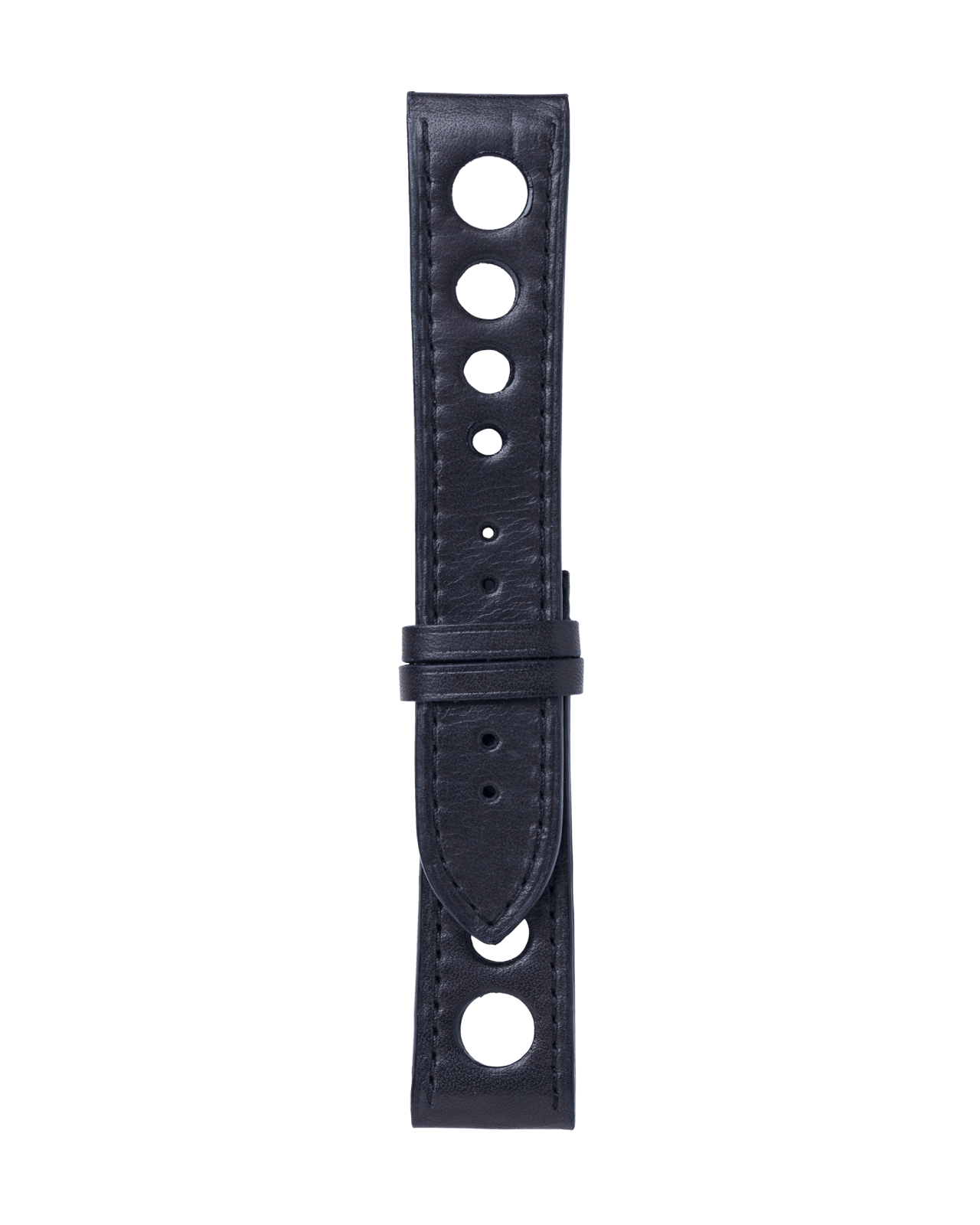 Perforated Black Leatherstrap