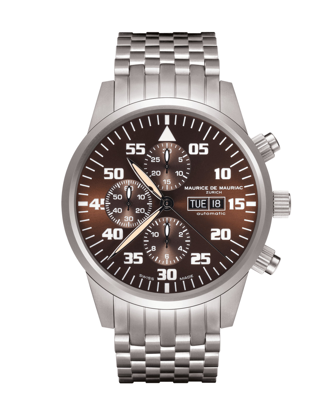 Zürcher Chrono Modern full Steel Brown