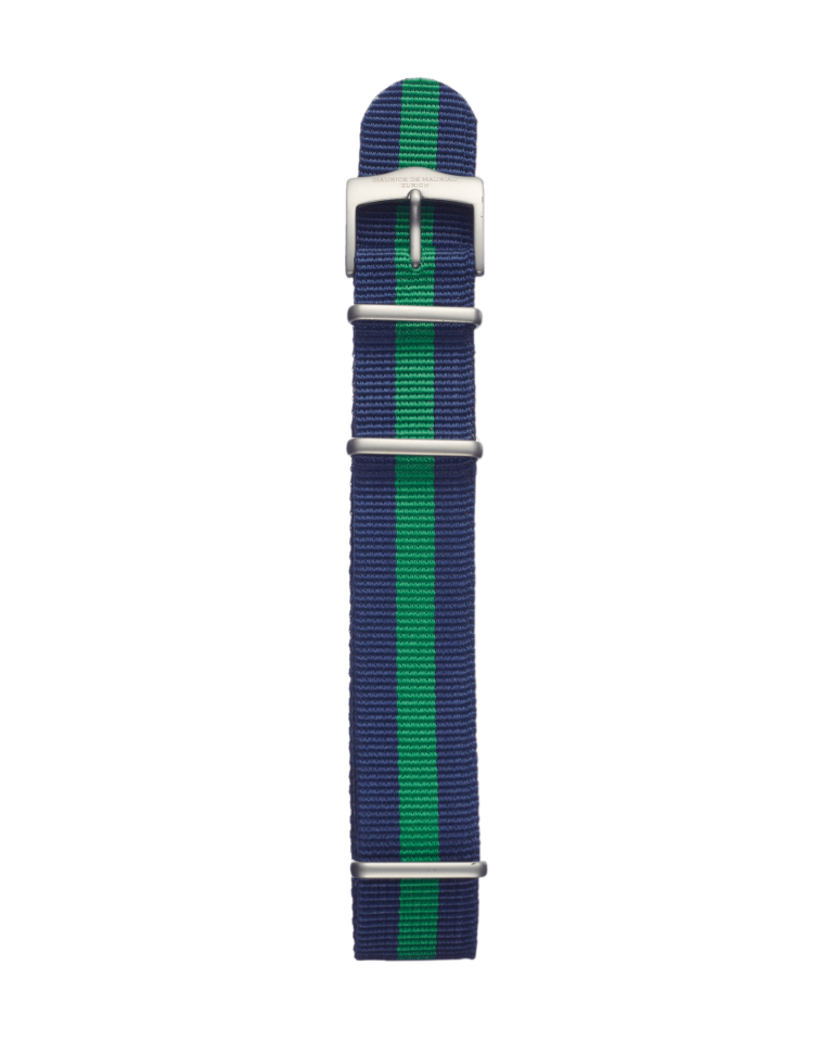 Textil Uhrenband mit gestreifter farbe
