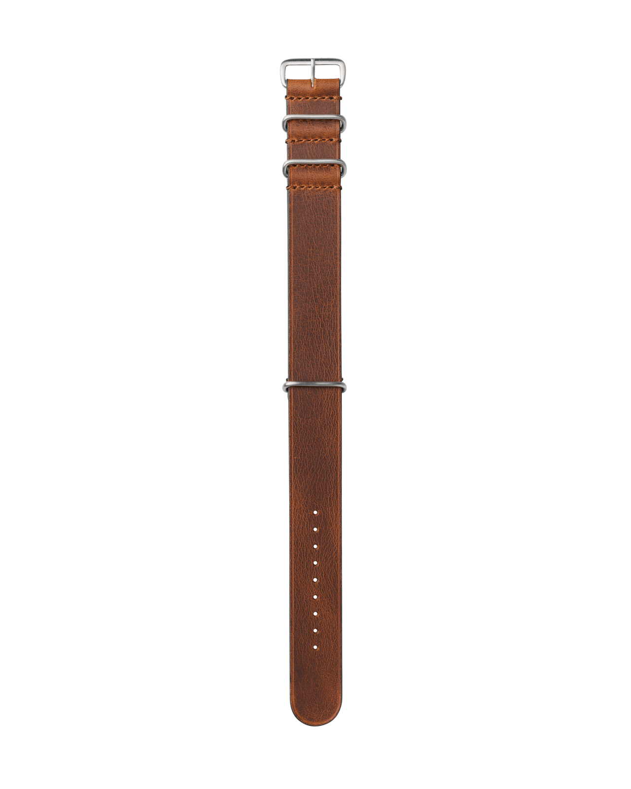 Nato Leather Strap Vintage Brown