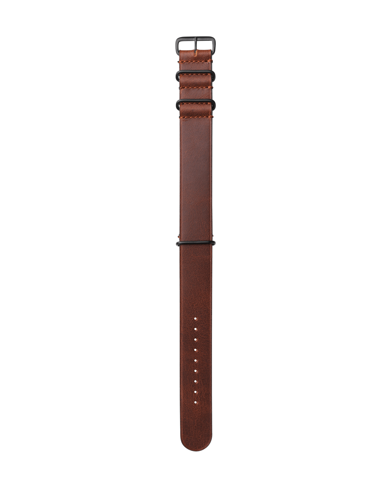 Nato Leather Strap Vintage Brown