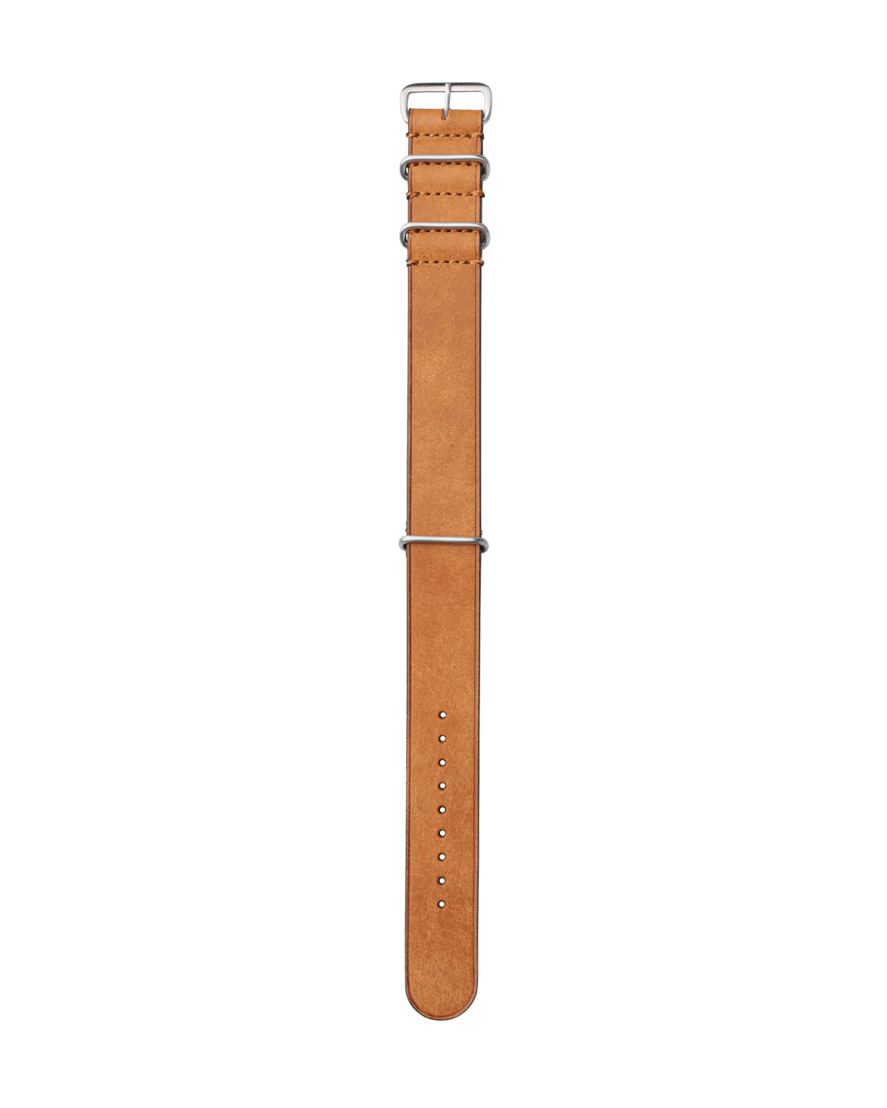 Nato Leather Strap Light Brown