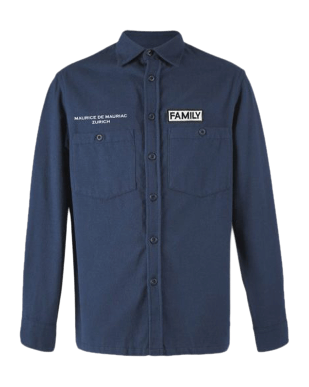 Navy Blue Family Flannel