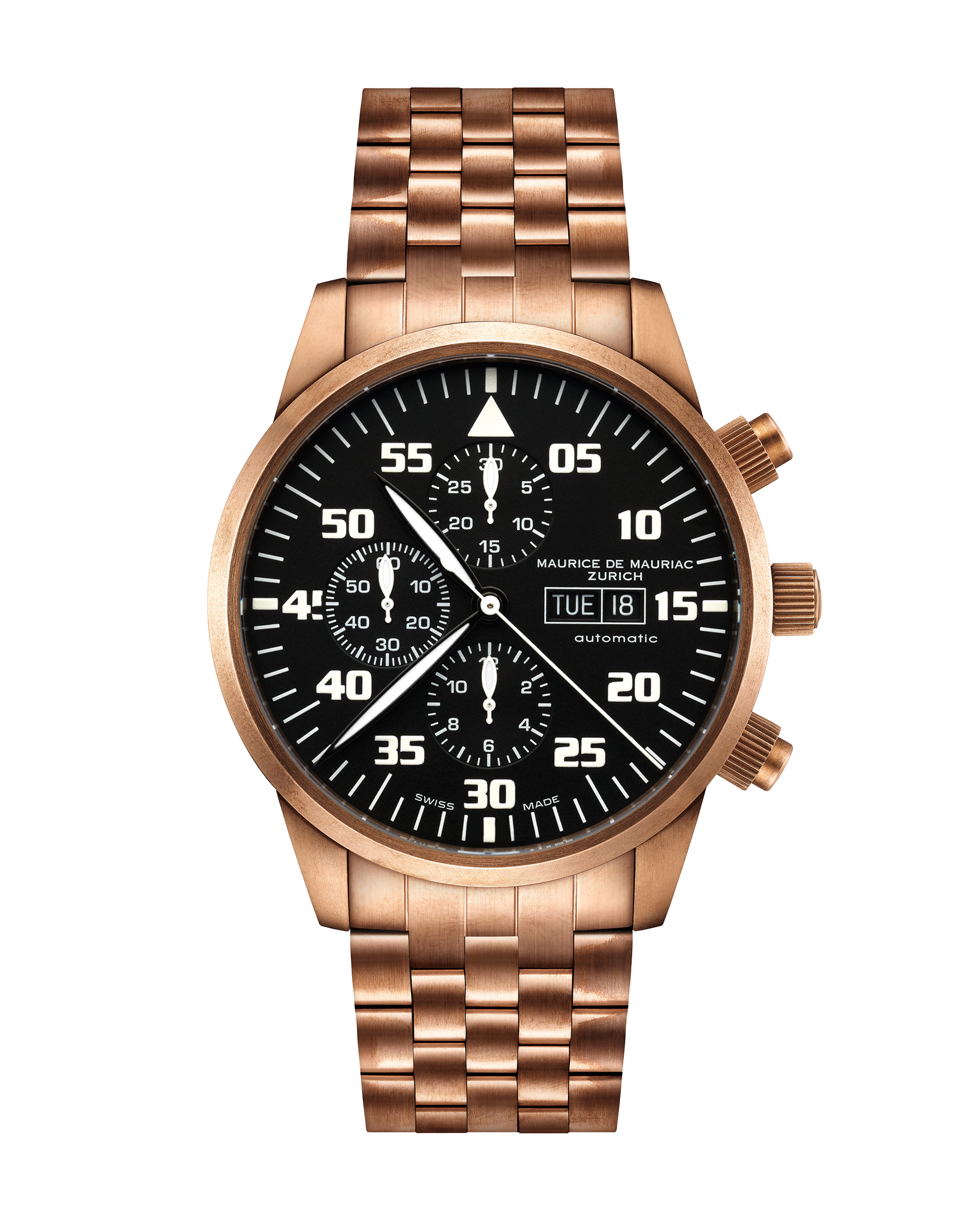 Zürcher Chrono Modern Full Bronze Black