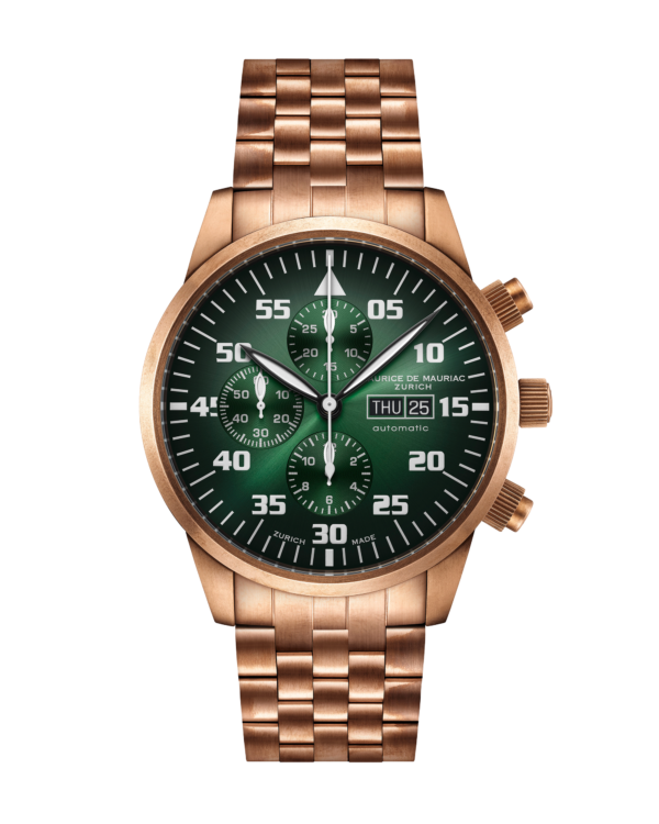 Chrono Uhr aus Bronze von Maurice de Mauriac Zürich