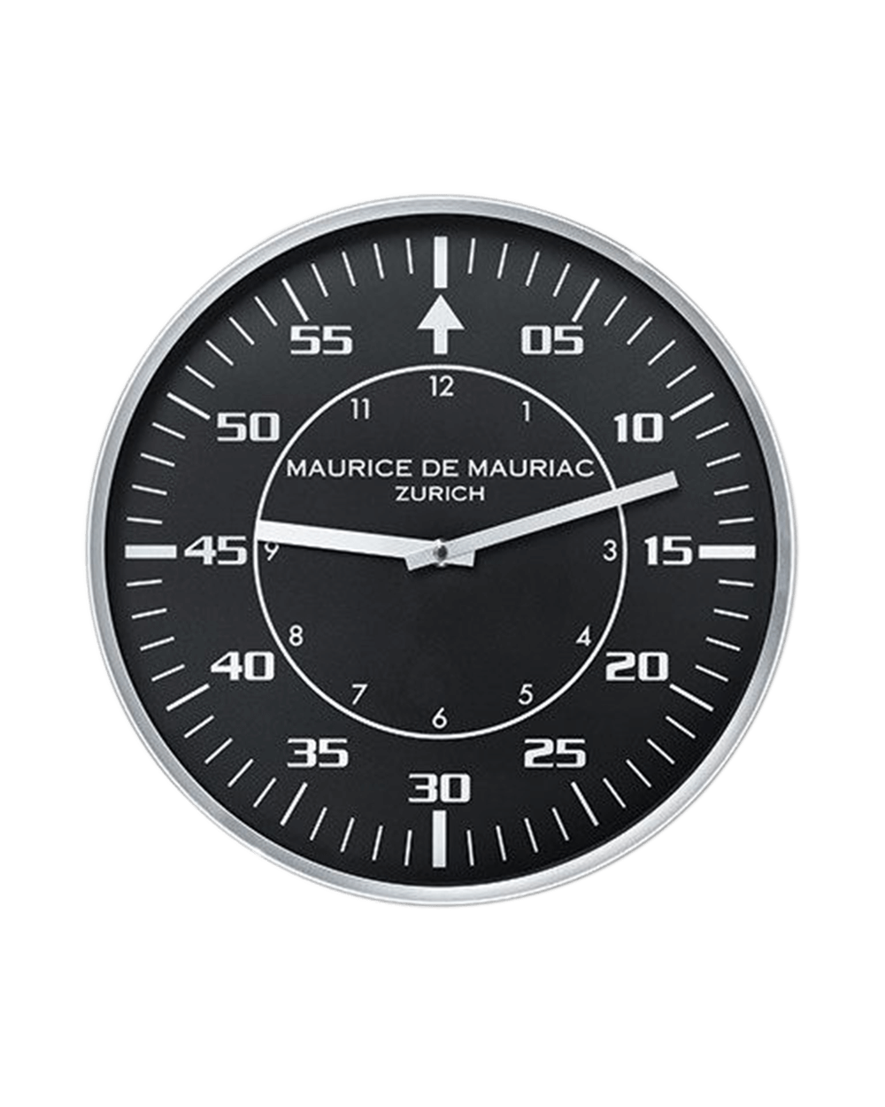 Silver Wallclock