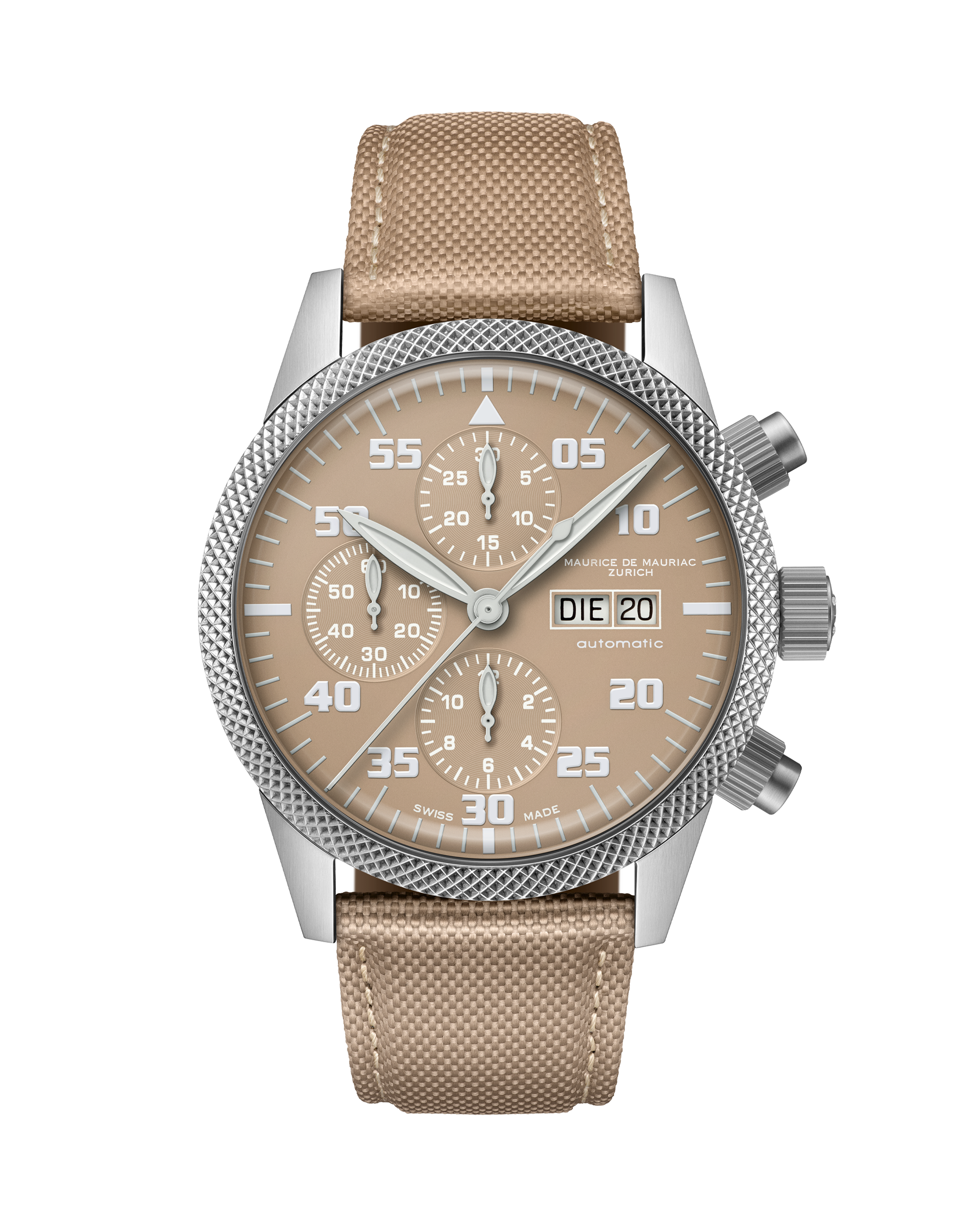 Zürcher Chrono Modern Steel Desert Sky