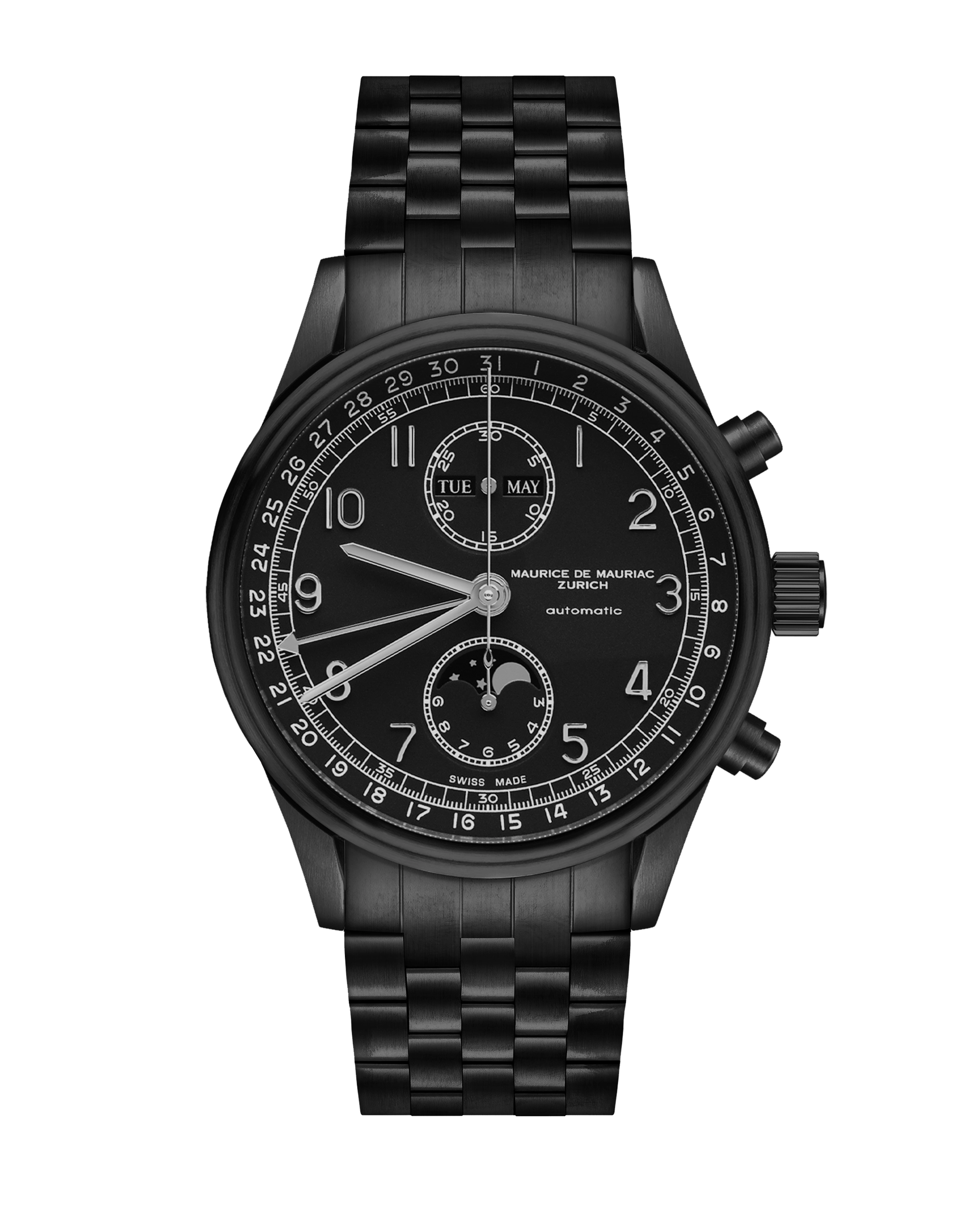 Chrono Classic Moon Steel Full Black