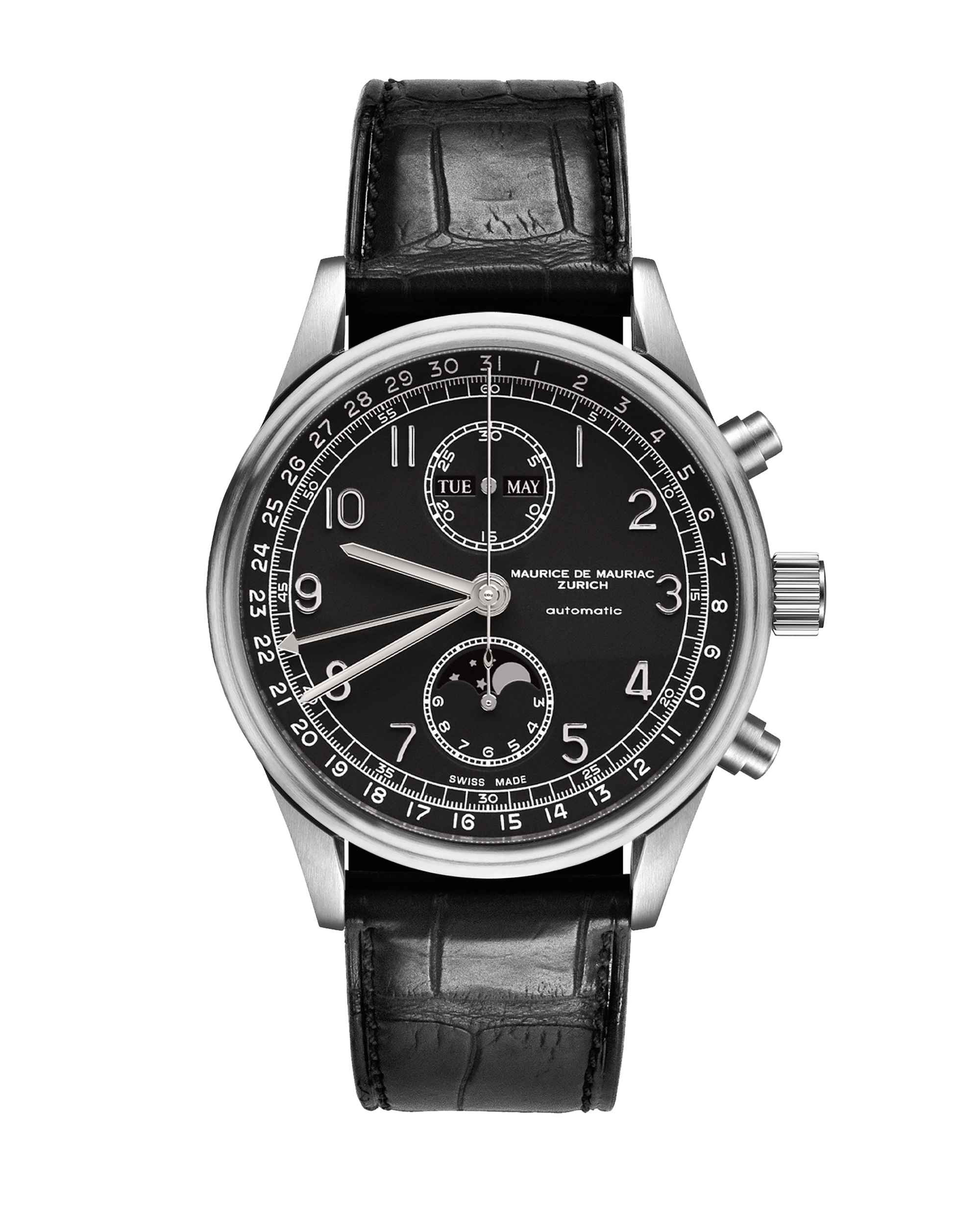 Chrono Classic Moon Steel Frosted Black