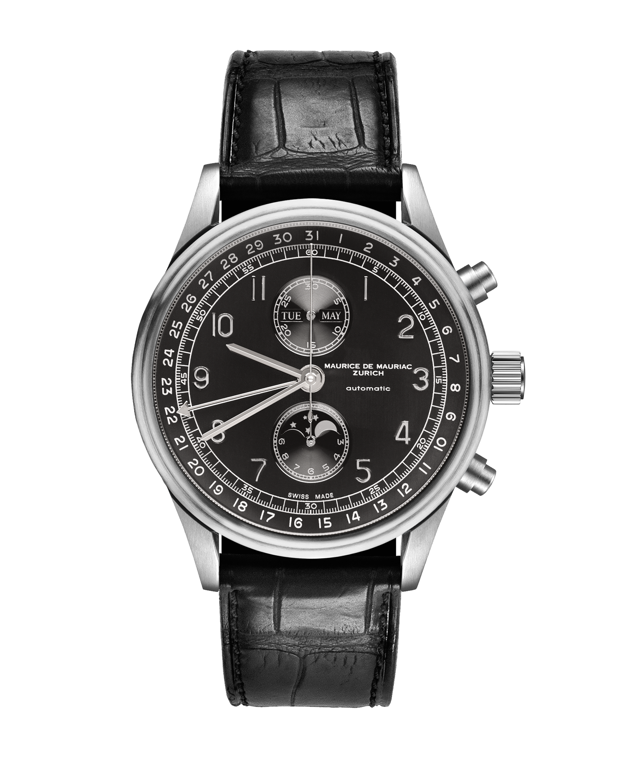 Chrono Classic Moon Steel Satinised Black