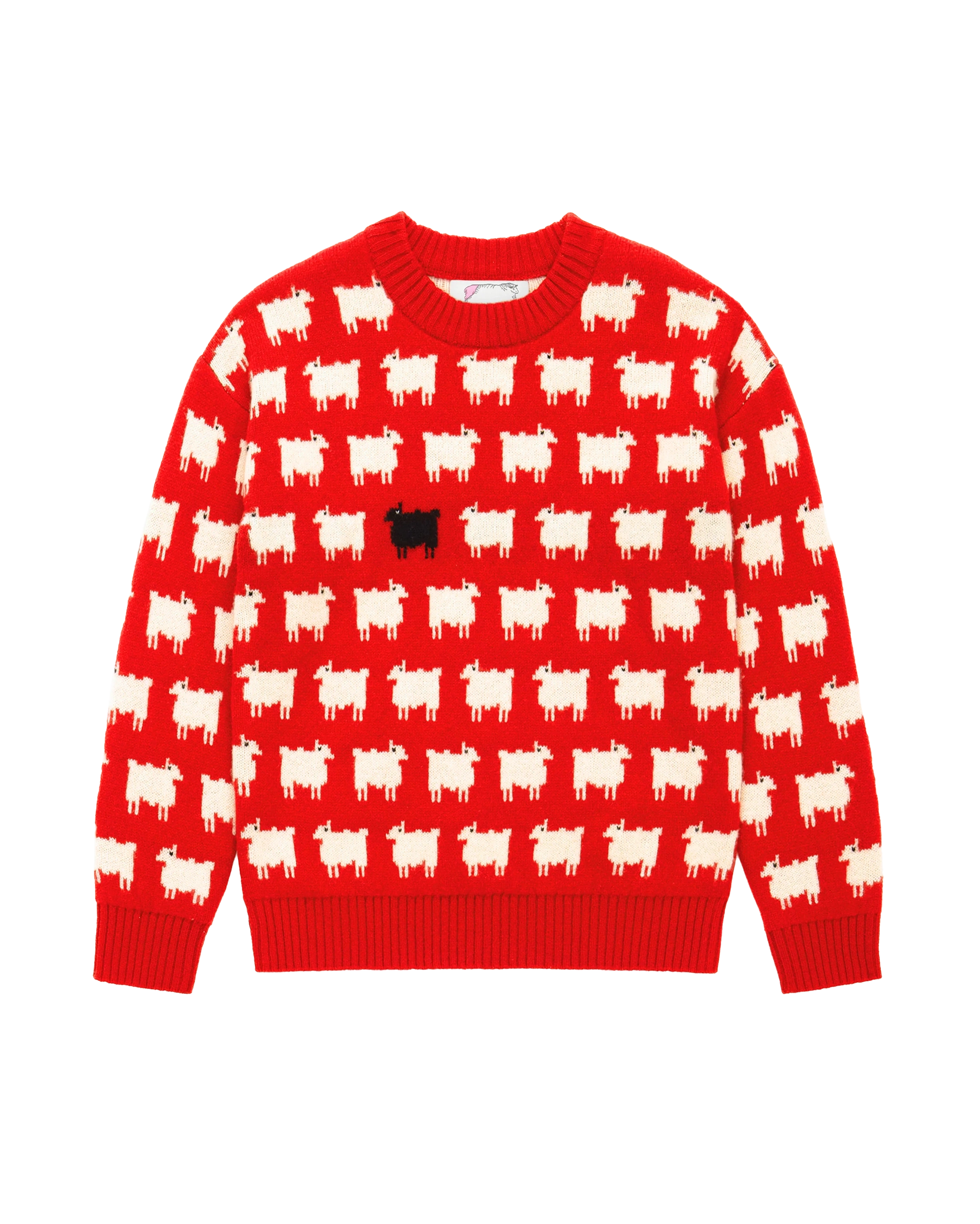 Women’s Fitted “Diana Edition” Cotton Sheep Sweater