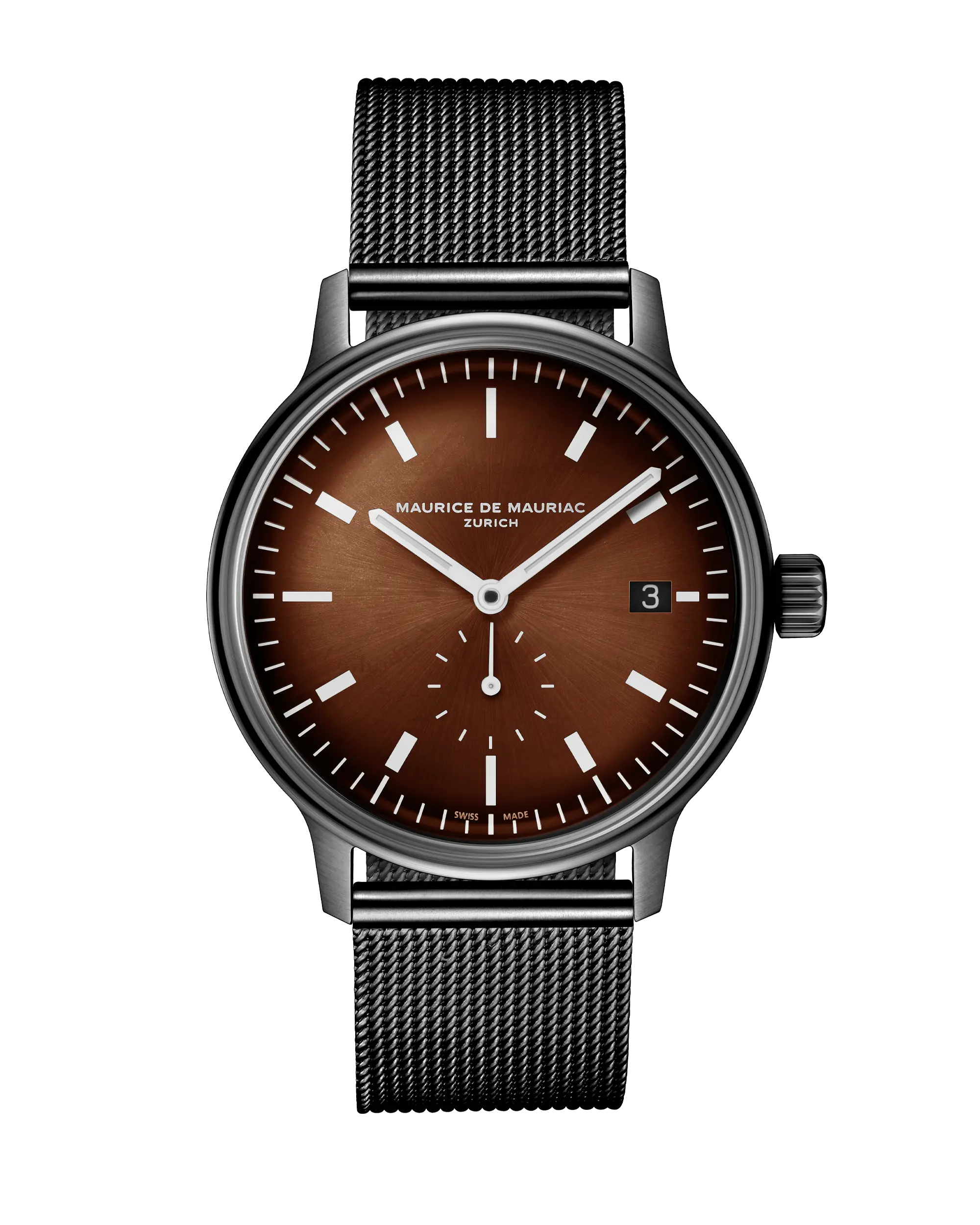 L3 Small Seconds DLC Brown Milanese