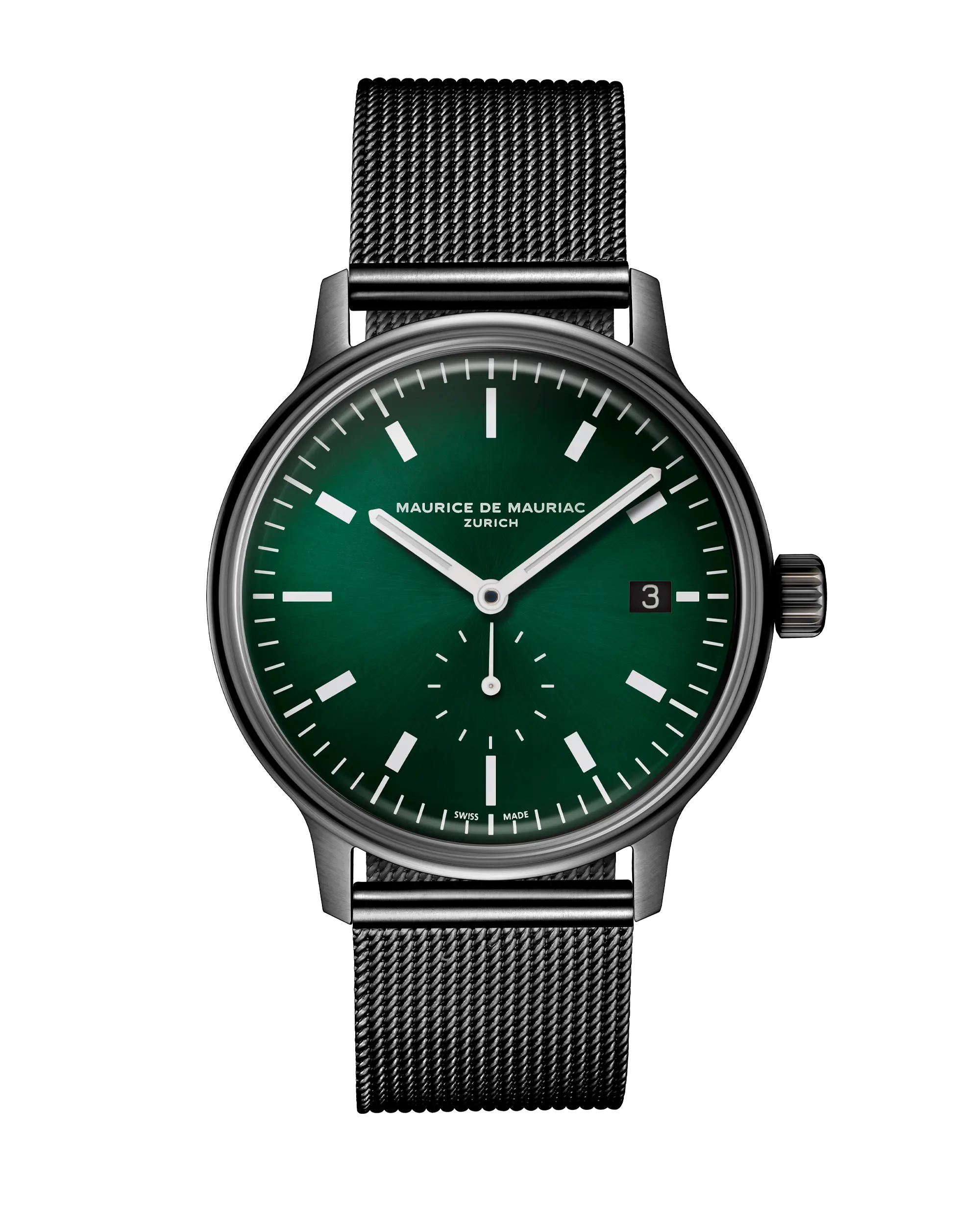 L3 Small Seconds DLC Green Milanese