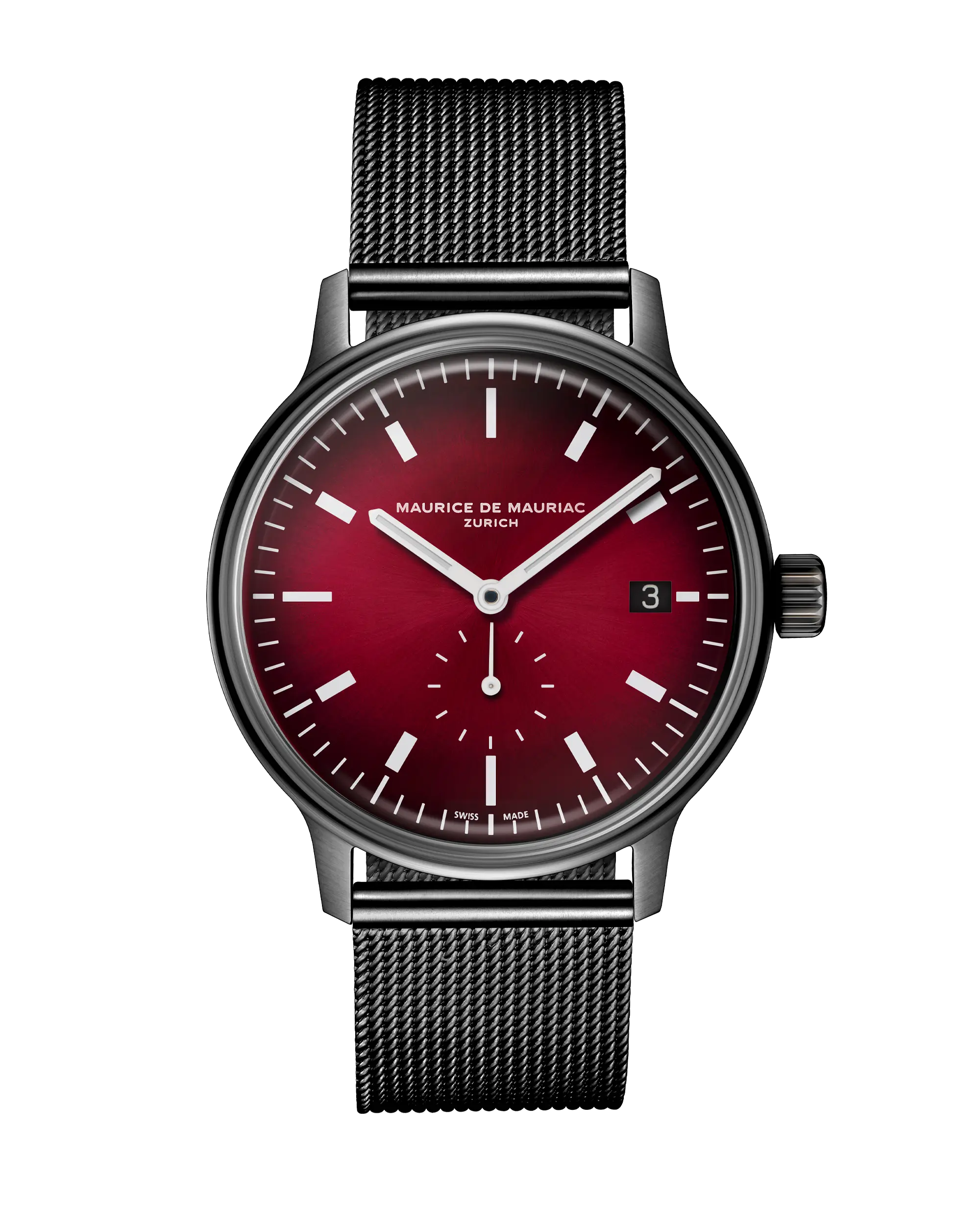 L3 Small Seconds DLC Red Milanese