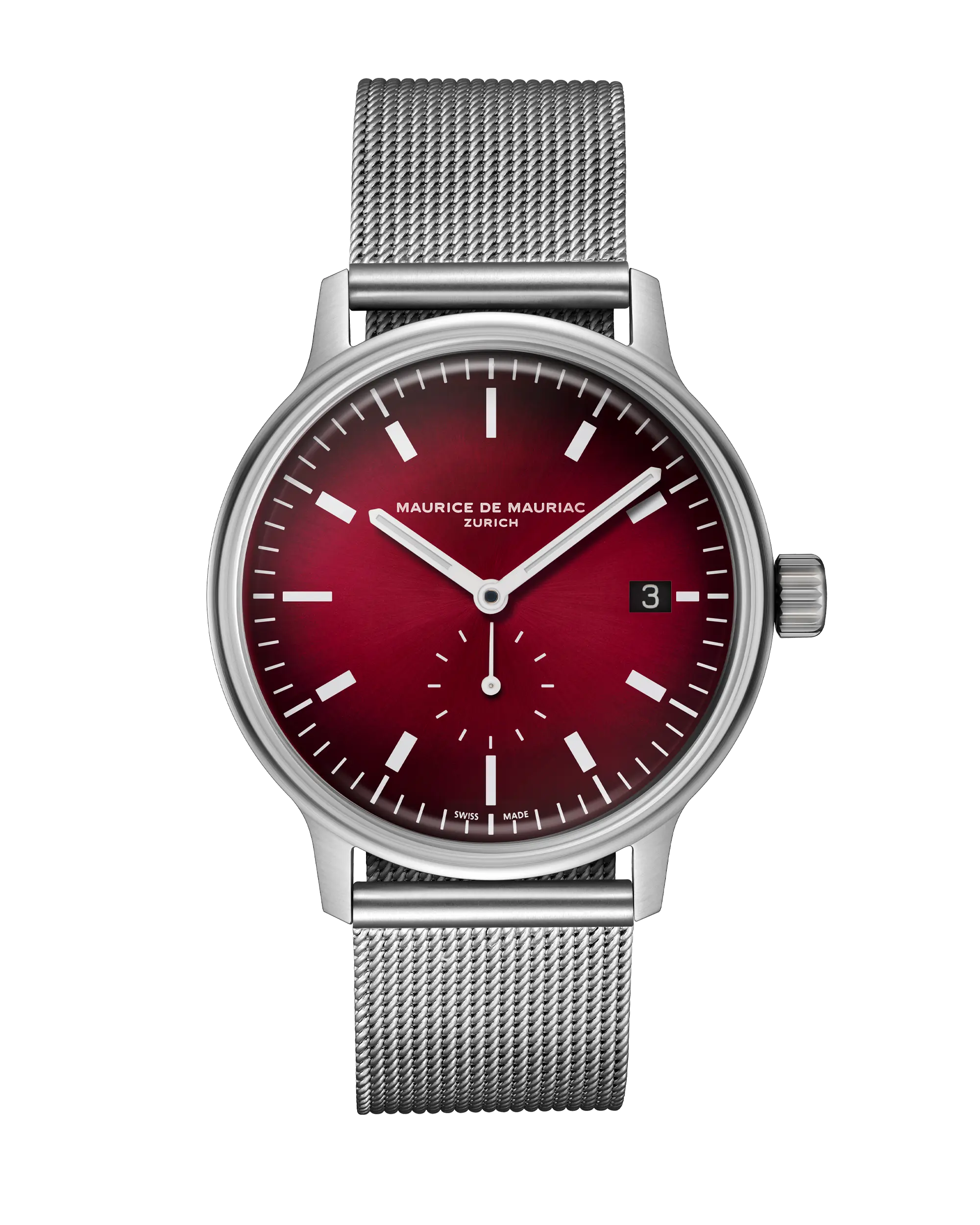 L3 Small Seconds Red Milanese
