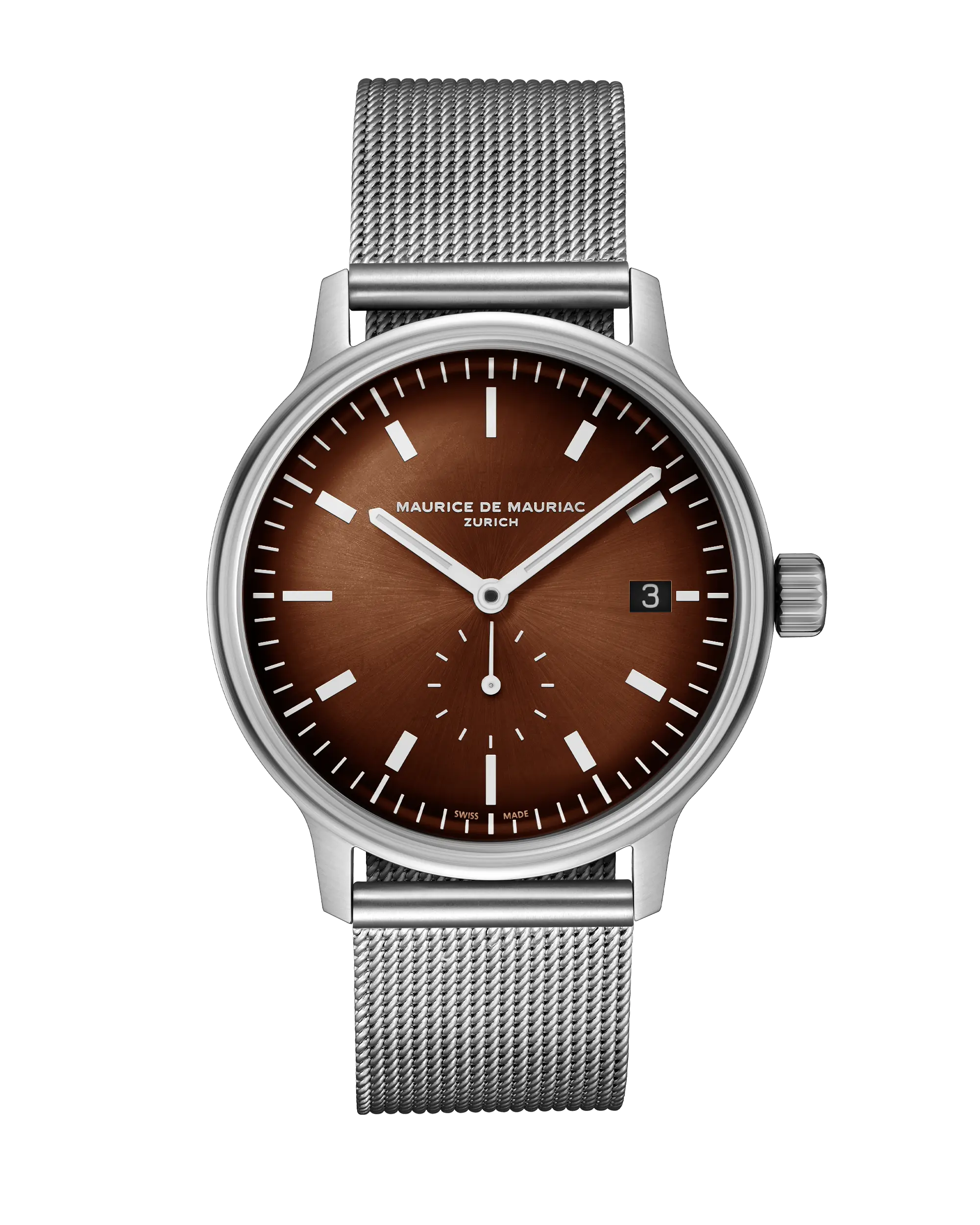 L3 Small Seconds Brown Milanese