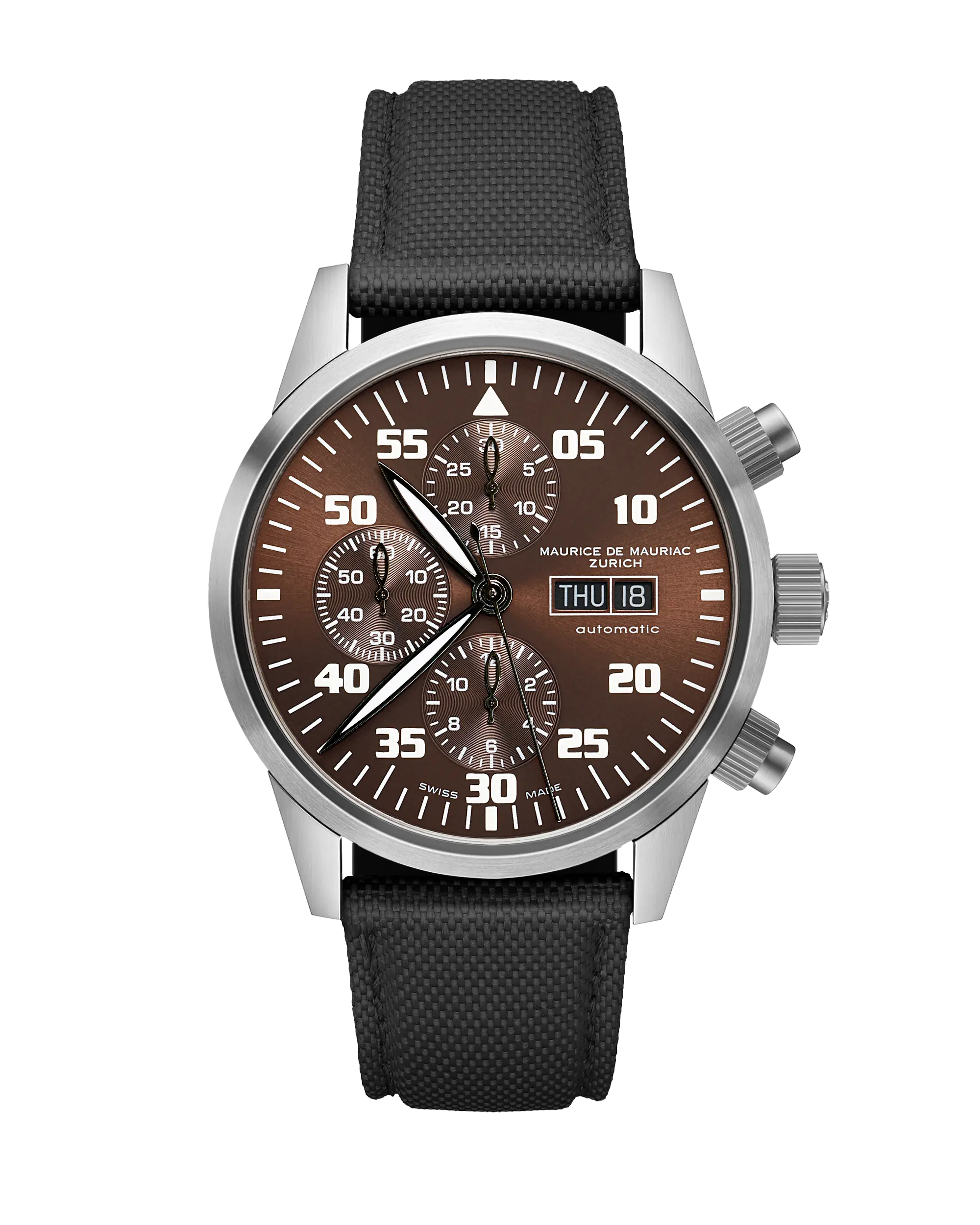 Zürcher Chrono Modern Steel Brown