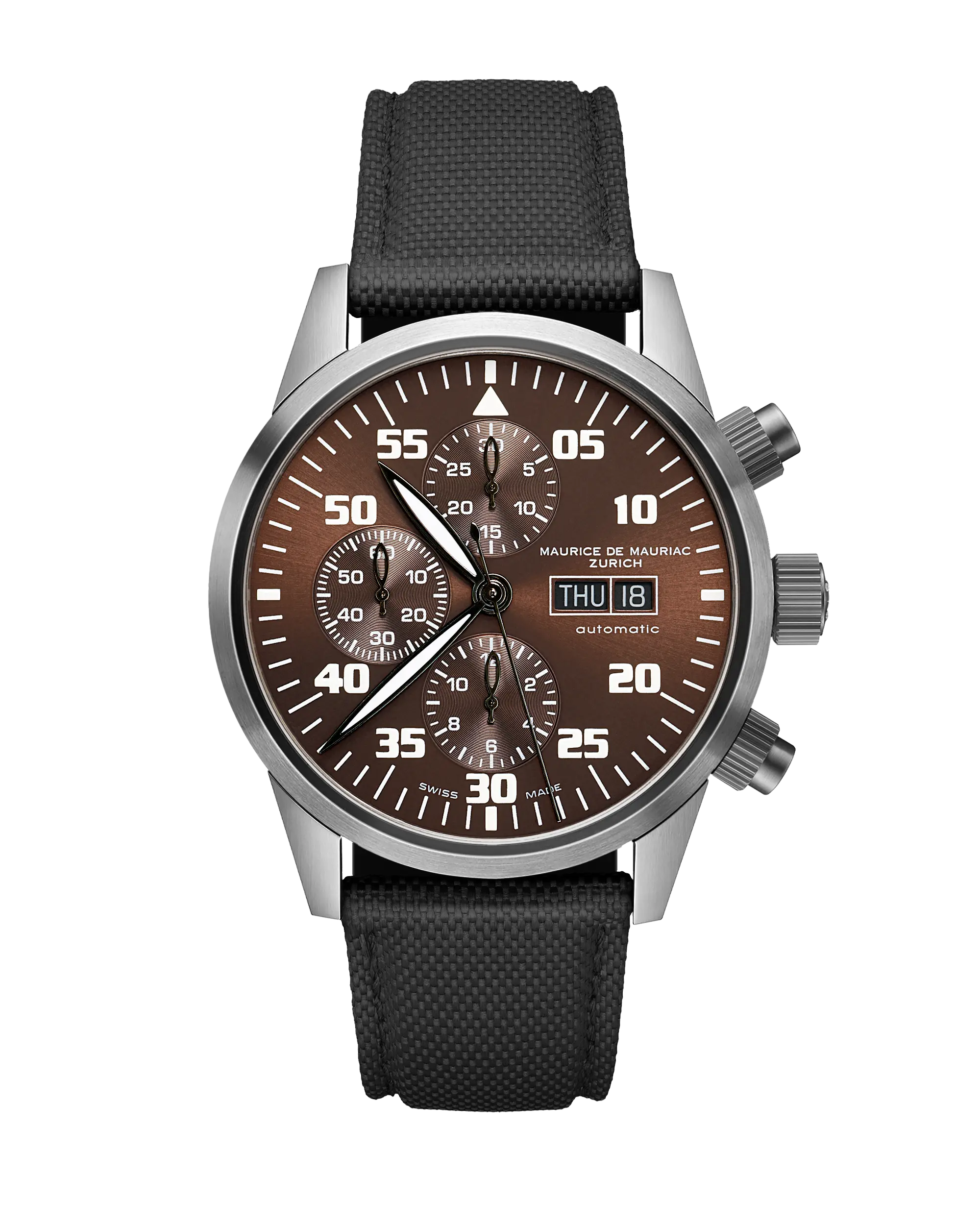 Zürcher Chrono Modern Titanium Brown