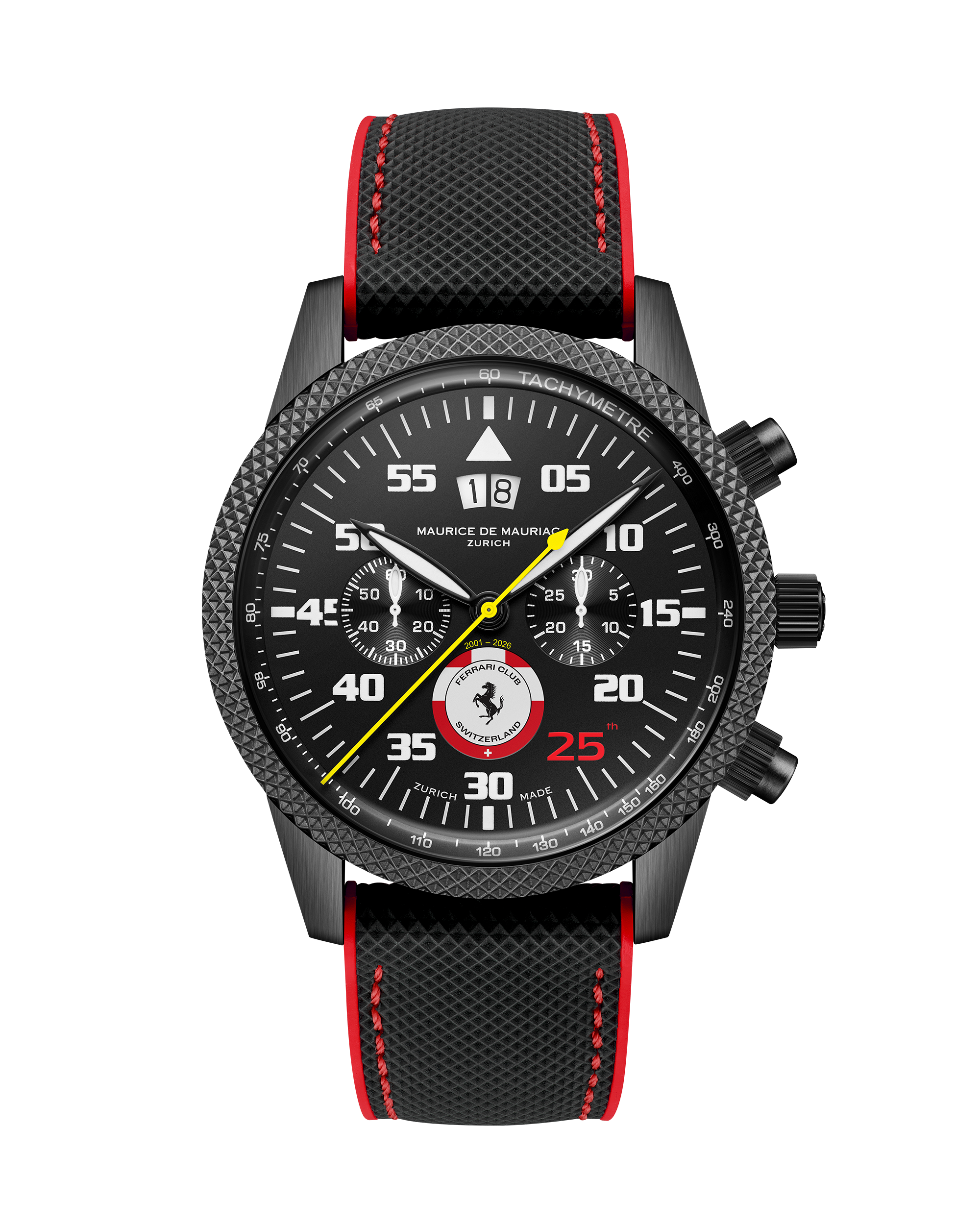 Chrono Modern Big Date “Ferrari Club Switzerland” 25th Jubilee Edition